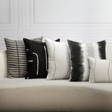 Elaine Smith Instinct Ebony Orb Black 12" Round Decorative Pillow
