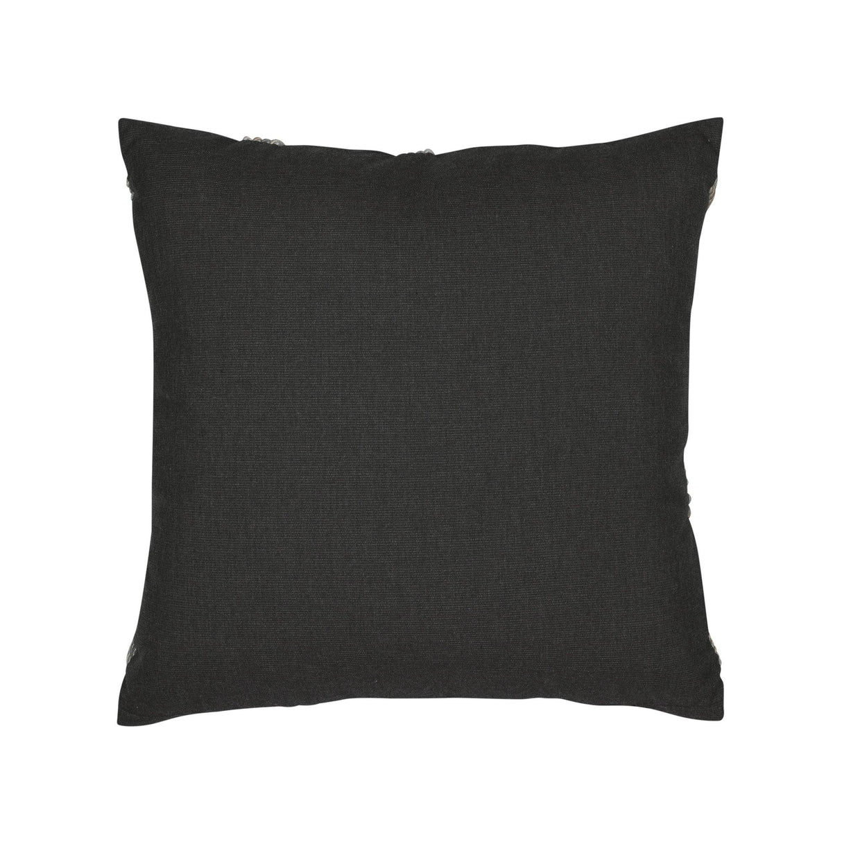 Elaine Smith Carbon Rope Black 20"x20" Decorative Pillow