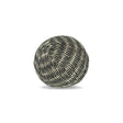Elaine Smith Intertwine Ebony Orb Black 12" Round Decorative Pillow