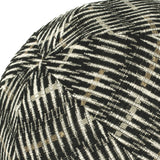 Elaine Smith Intertwine Ebony Orb Black 12" Round Decorative Pillow