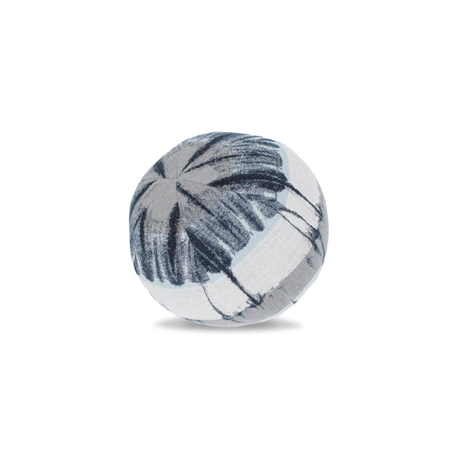 Elaine Smith Shibori Orb Blue 12" Round Decorative Pillow