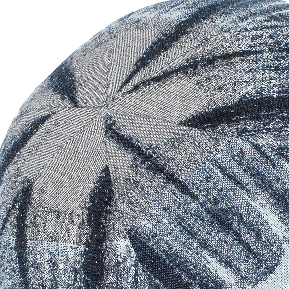 Elaine Smith Shibori Orb Blue 12" Round Decorative Pillow