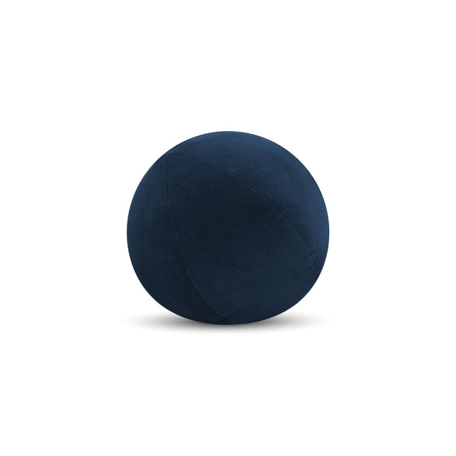 Elaine Smith Lush Velvet Midnight Orb Deep Blue 12" Round Decorative Pillow