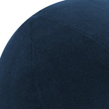 Elaine Smith Lush Velvet Midnight Orb Deep Blue 12" Round Decorative Pillow