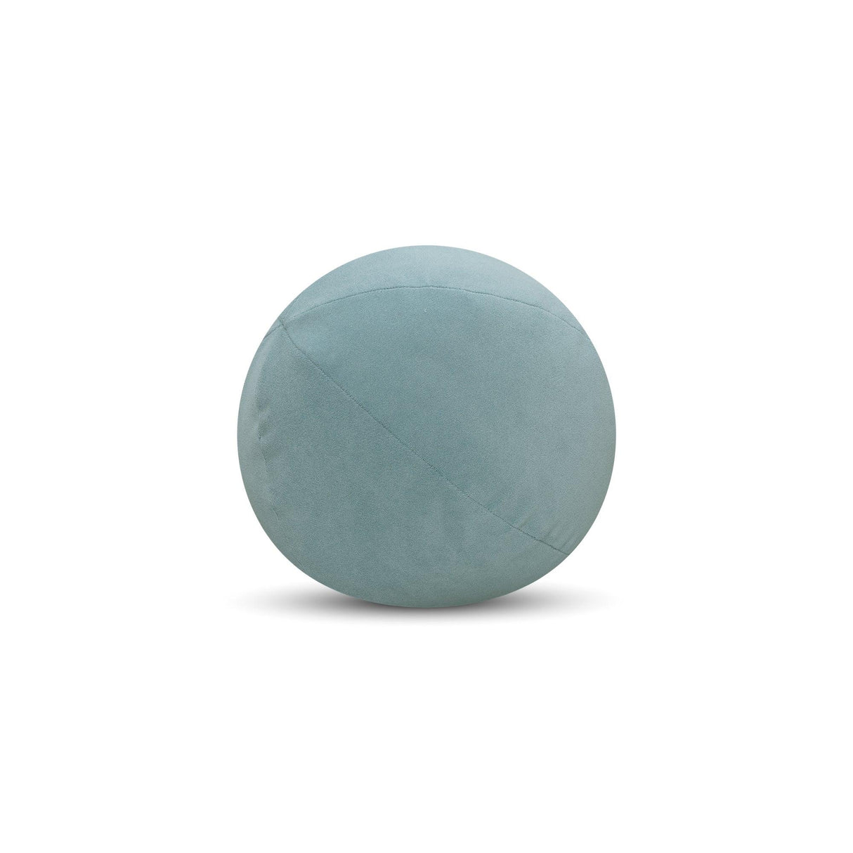Elaine Smith Lush Velvet Tiffany Orb Blue 12" Round Decorative Pillow