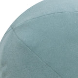 Elaine Smith Lush Velvet Tiffany Orb Blue 12" Round Decorative Pillow