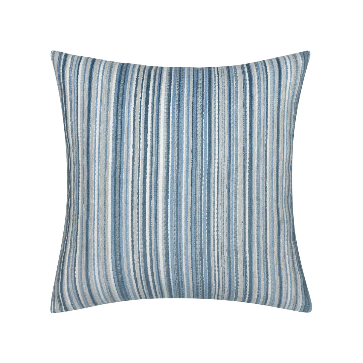 Elaine Smith Lush Velvet Cloud Gray 20"x20" Decorative Pillow