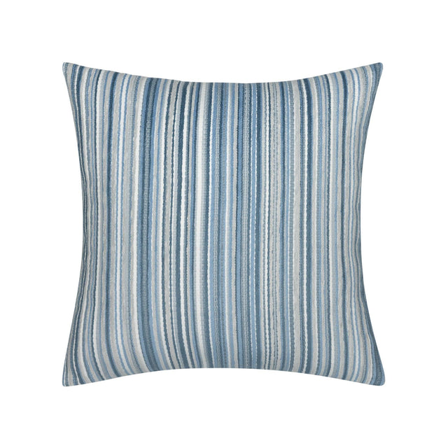 Elaine Smith Lush Velvet Cloud Gray 20"x20" Decorative Pillow