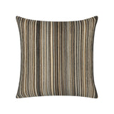 Elaine Smith Lush Velvet Earth Brown 20"x20" Decorative Pillow