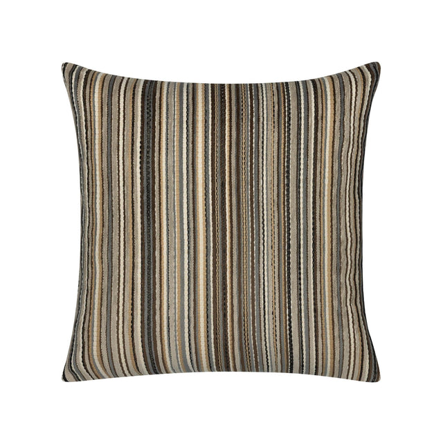 Elaine Smith Lush Velvet Earth Brown 20"x20" Decorative Pillow
