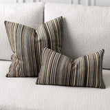 Elaine Smith Lush Velvet Earth Brown 20"x20" Decorative Pillow