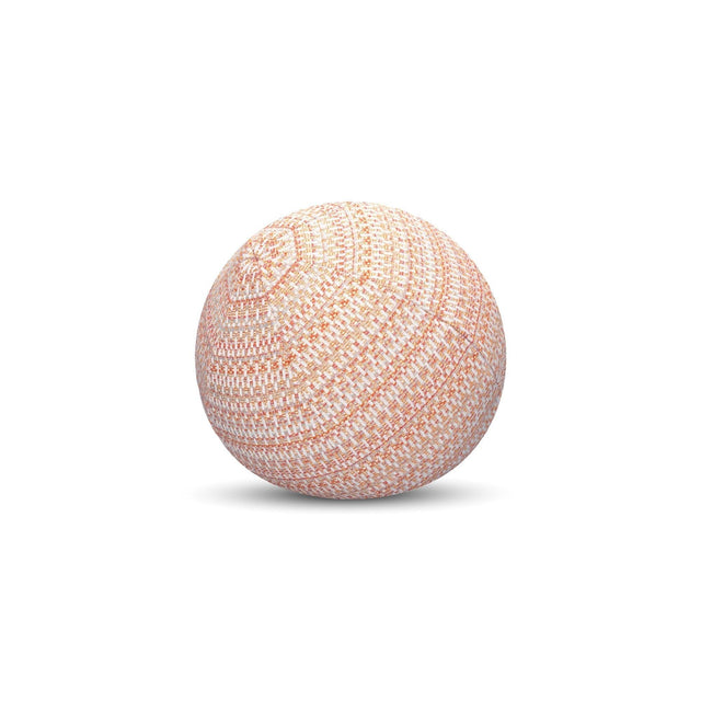 Elaine Smith Kaleidoscope Clay Orb Orange 12" Round Decorative Pillow