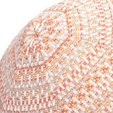 Elaine Smith Kaleidoscope Clay Orb Orange 12" Round Decorative Pillow