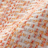 Elaine Smith Kaleidoscope Clay Orb Orange 12" Round Decorative Pillow