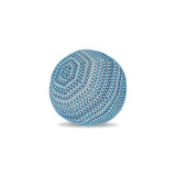 Elaine Smith Kaleidoscope Indigo Orb Blue 12" Round Decorative Pillow