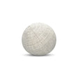 Elaine Smith Entity Linen Orb Beige 12" Round Decorative Pillow