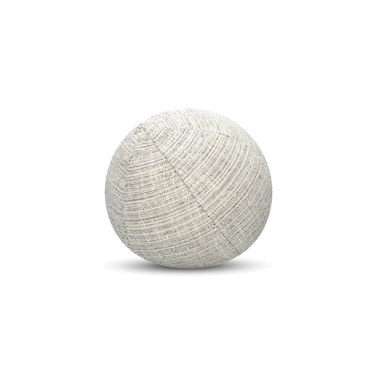Elaine Smith Entity Linen Orb Beige 12" Round Decorative Pillow