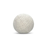 Elaine Smith Entity Linen Orb Beige 12" Round Decorative Pillow