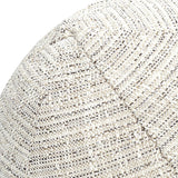 Elaine Smith Entity Linen Orb Beige 12" Round Decorative Pillow