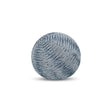 Elaine Smith Progress Indigo Orb Blue 12" Round Decorative Pillow