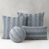Elaine Smith Progress Indigo Orb Blue 12" Round Decorative Pillow
