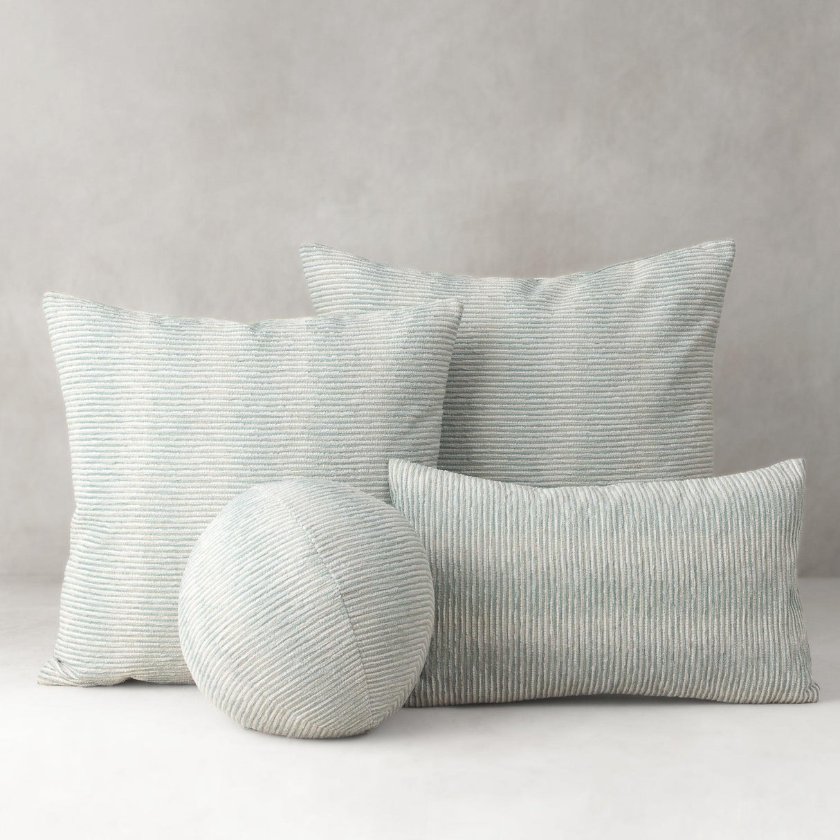 Elaine Smith Progress Mist Orb Light Blue 12" Round Decorative Pillow
