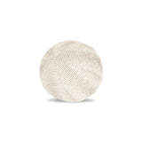 Elaine Smith Progress Sand Orb Beige 12" Round Decorative Pillow