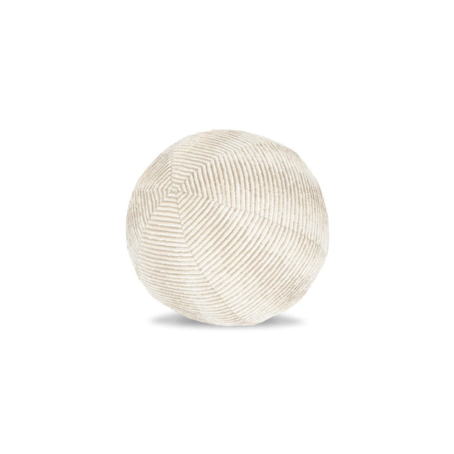 Elaine Smith Progress Sand Orb Beige 12" Round Decorative Pillow