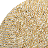Elaine Smith Golden Hour Orb Gold 12" Round Decorative Pillow