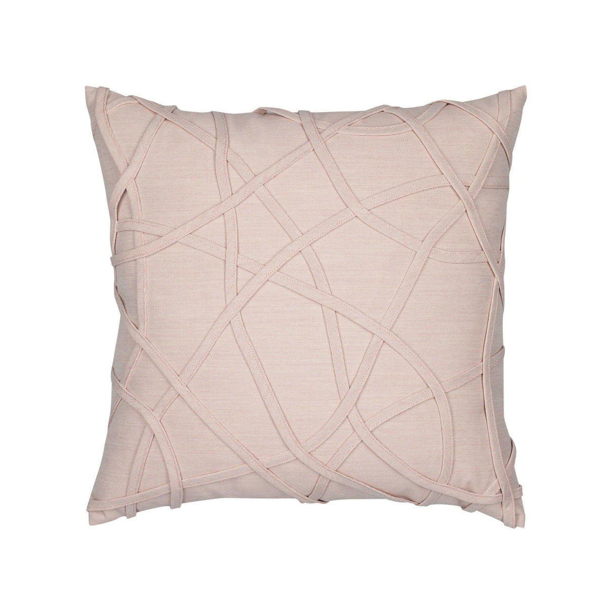 Elaine Smith Illusion Blush Pink 20"x20" Decorative Pillow