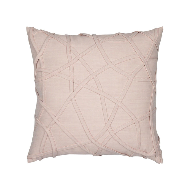 Elaine Smith Illusion Blush Pink 20"x20" Decorative Pillow