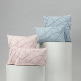 Elaine Smith Illusion Blush Pink 20"x20" Decorative Pillow