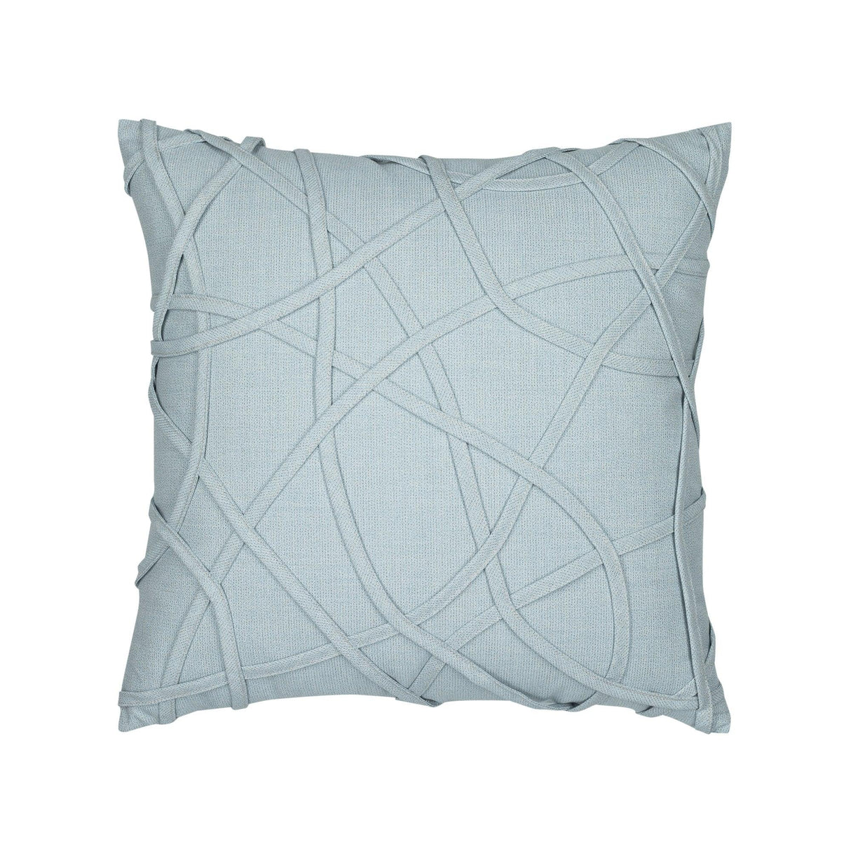 Elaine Smith Illusion Dew Light Blue 20"x20" Decorative Pillow