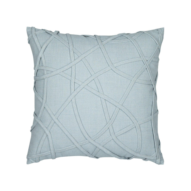 Elaine Smith Illusion Dew Light Blue 20"x20" Decorative Pillow