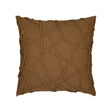 Elaine Smith Illusion Teak Brown 20"x20" Decorative Pillow