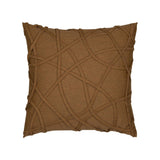 Elaine Smith Illusion Teak Brown 20"x20" Decorative Pillow