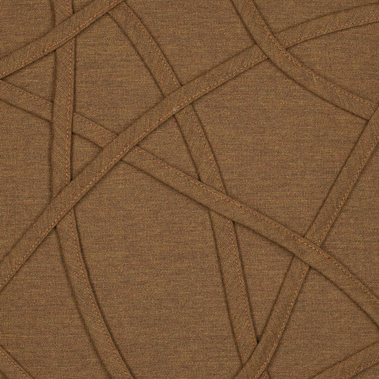 Elaine Smith Illusion Teak Brown 20"x20" Decorative Pillow