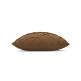 Elaine Smith Illusion Teak Brown 20"x20" Decorative Pillow