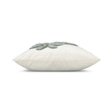 Elaine Smith Escape Aqua Ivory 22"x22" Decorative Pillow