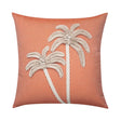 Elaine Smith Escape Coral Orange 22"x22" Decorative Pillow