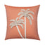 Elaine Smith Escape Coral Orange 22"x22" Decorative Pillow