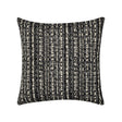 Elaine Smith Channel Noir Black 20"x20" Decorative Pillow