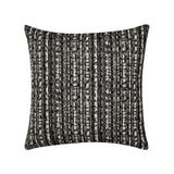Elaine Smith Channel Noir Black 20"x20" Decorative Pillow