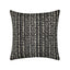 Elaine Smith Channel Noir Black 20"x20" Decorative Pillow