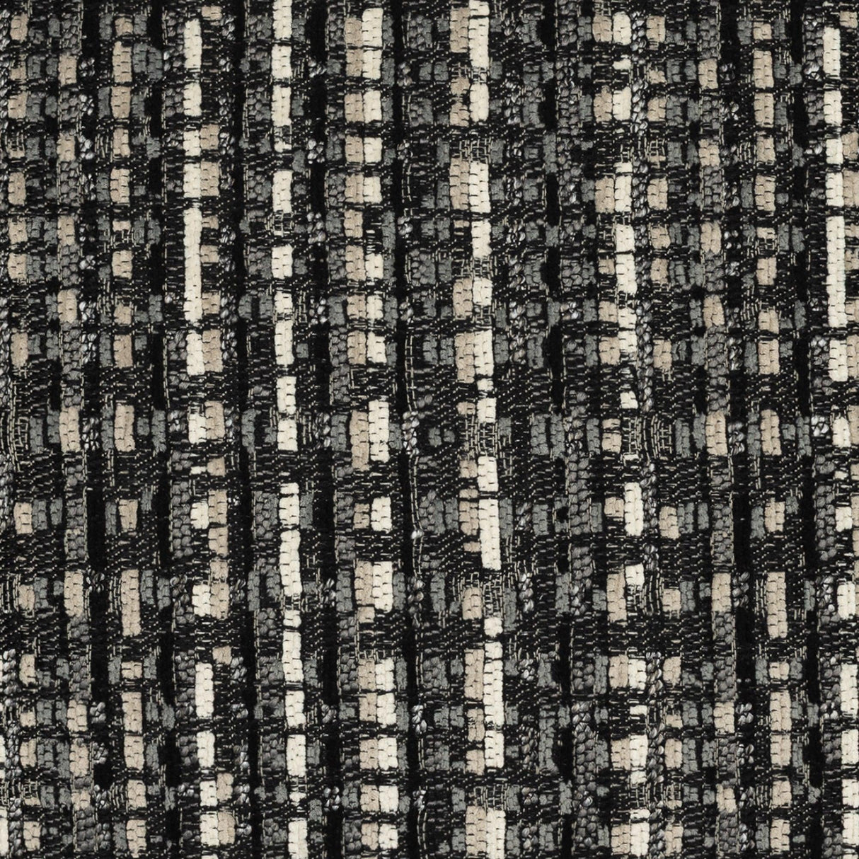 Elaine Smith Channel Noir Black 20"x20" Decorative Pillow