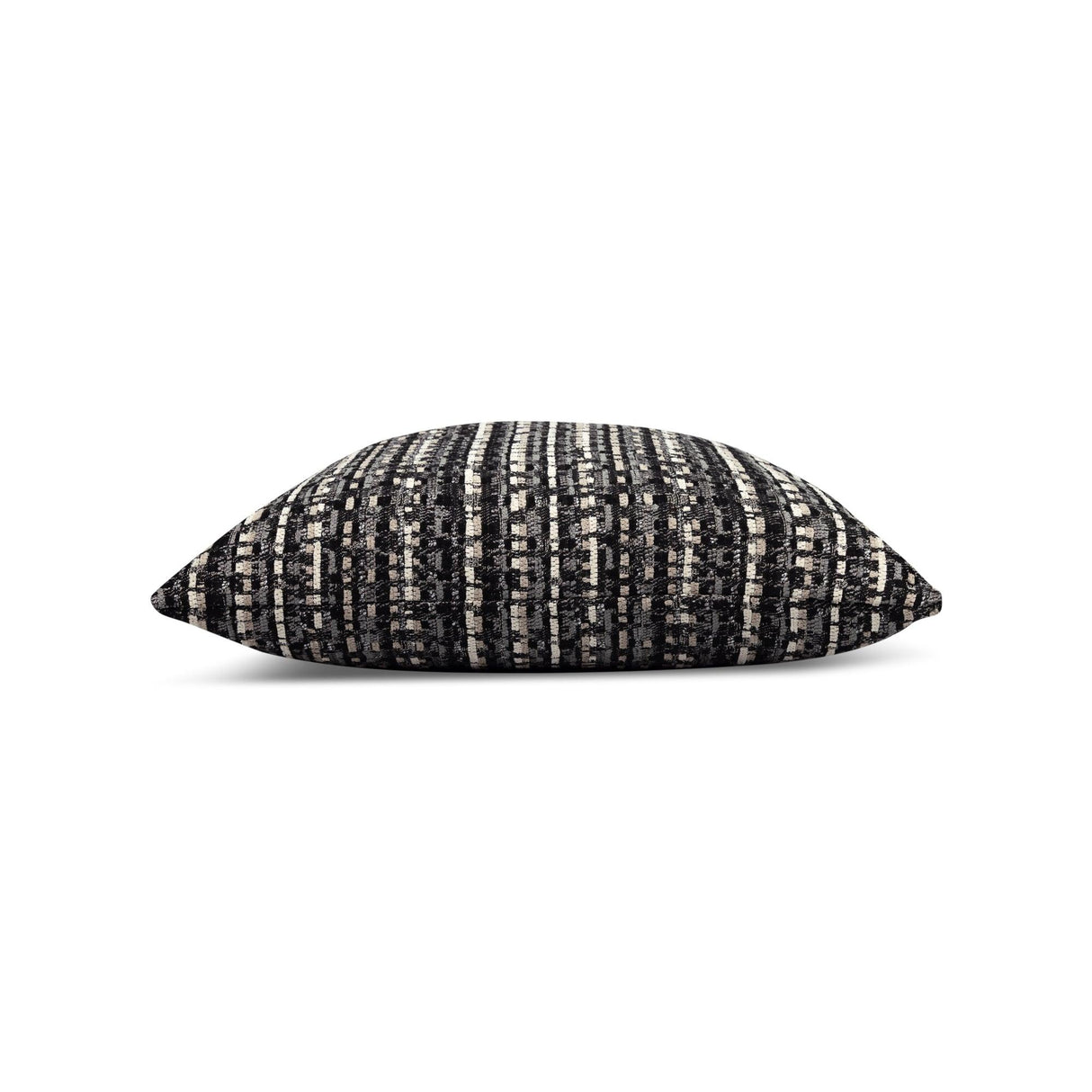 Elaine Smith Channel Noir Black 20"x20" Decorative Pillow