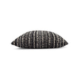 Elaine Smith Channel Noir Black 20"x20" Decorative Pillow