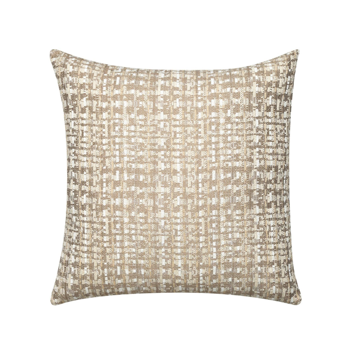 Elaine Smith Channel Sable Beige 20"x20" Decorative Pillow