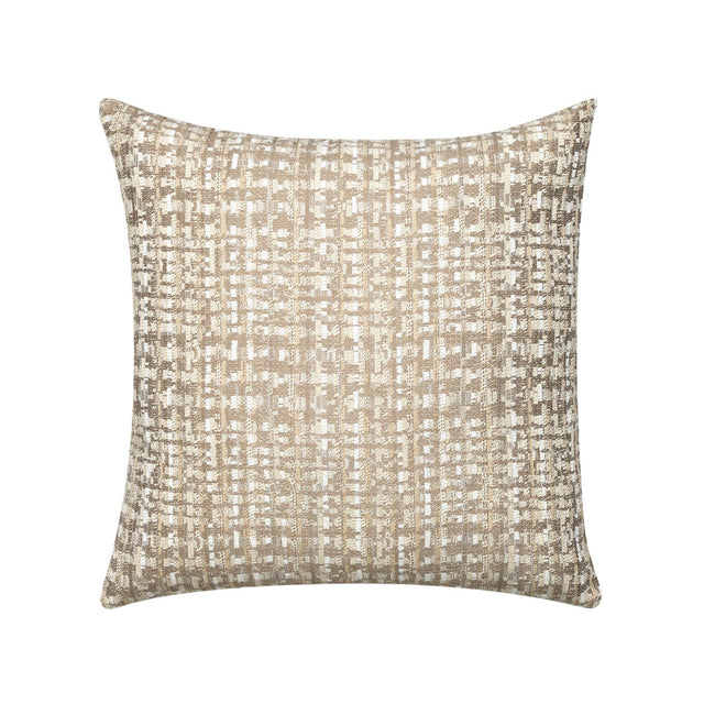 Elaine Smith Channel Sable Beige 20"x20" Decorative Pillow
