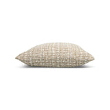 Elaine Smith Channel Sable Beige 20"x20" Decorative Pillow